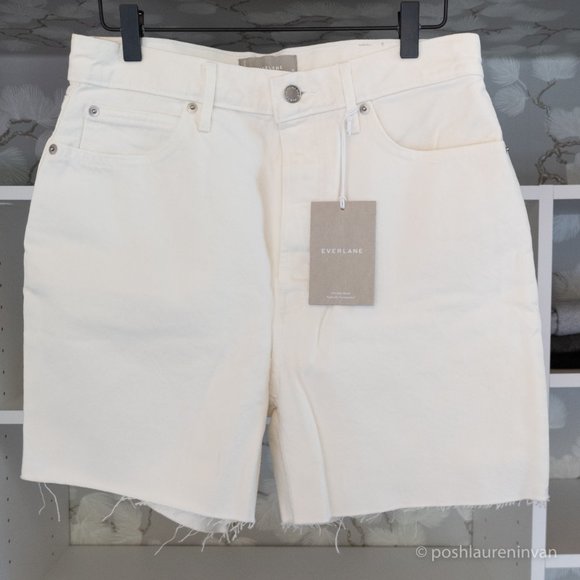 Everlane The Way-High® Jean Short  *NWT* – Bone – Size 29 - Picture 1 of 16